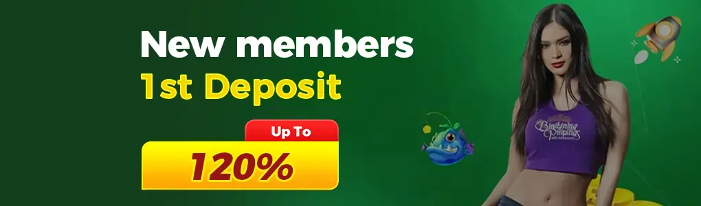 New 1st Deposit 120%